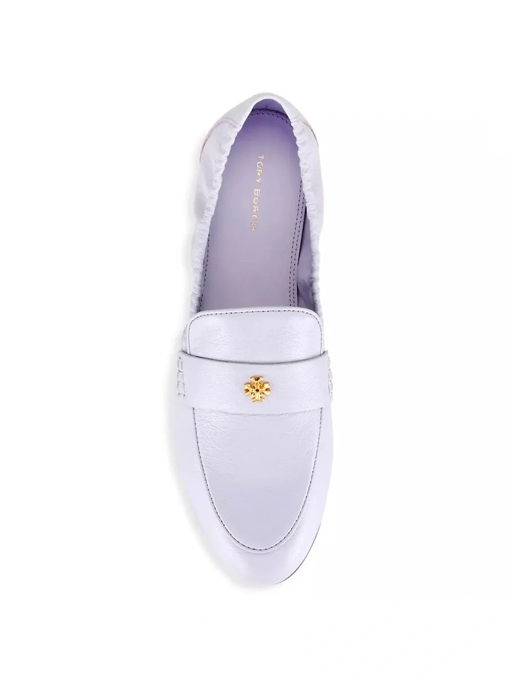 Tory Burch Ballet Leather Loafer in Lavender, NEW, Size 8